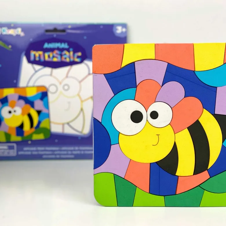 Abeille - kit de mosaïque en mousse