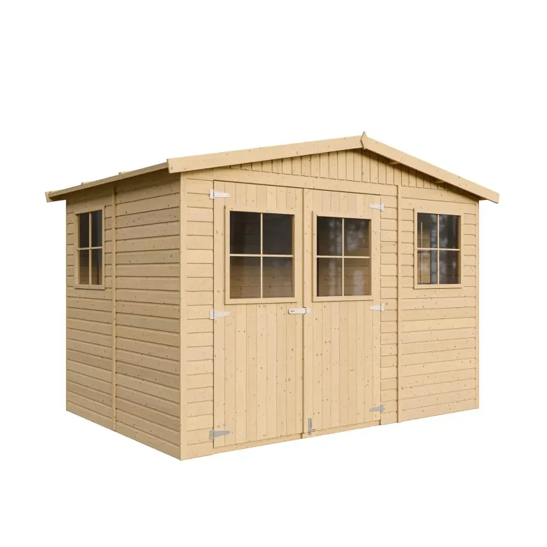 Abri de jardin en bois avec les planchers imprégné- 6m2