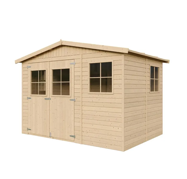 Abri de jardin en bois avec les planchers imprégné- 6m2