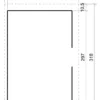 Abri de jardin en bois avec paroi latérale avec les planchers imprégné 6 m2