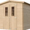 Abri de jardin en bois avec sol traité - l236xl226xh218 cm - 4.33m2