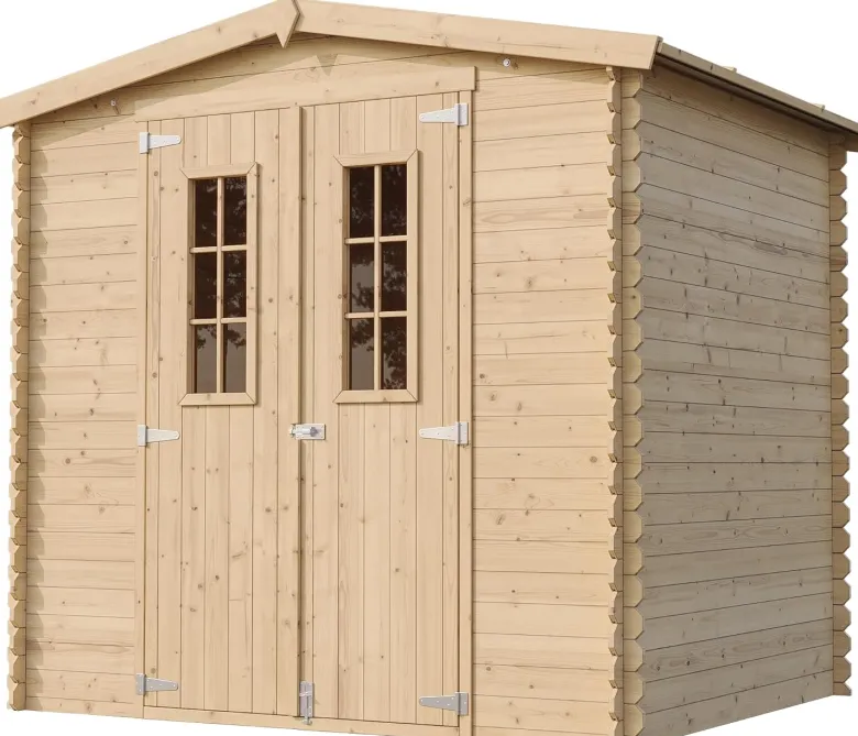 Abri de jardin en bois avec sol traité - l236xl226xh218 cm - 4.33m2