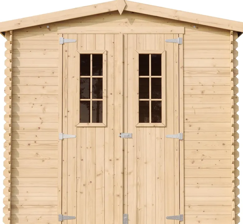 Abri de jardin en bois avec sol traité - l236xl226xh218 cm - 4.33m2
