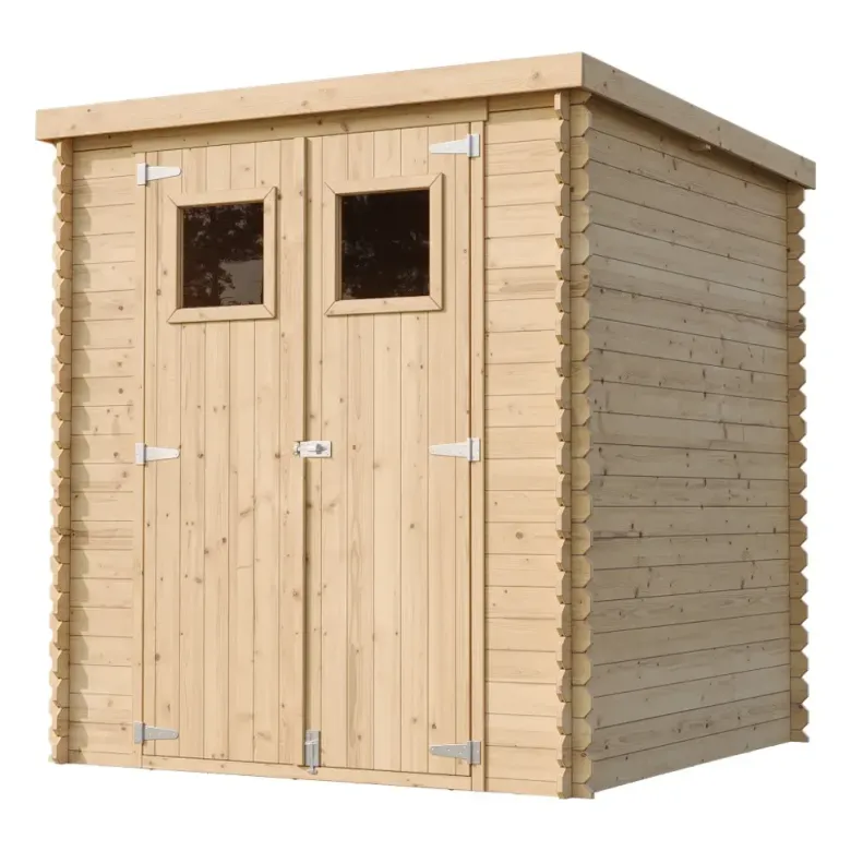 Abri de jardin en bois avec sol traité - l204xl204xh200 cm-3.53 m2