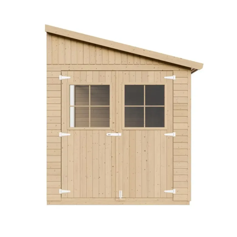 Abri de jardin en bois sans paroi latérale plus les planchers imprégné-10m2
