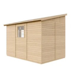 Abri de jardin en bois sans paroi latérale avec les planchers imprégné 6 m2
