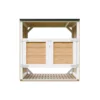Abri de jardin pour poubelles, cache poubelle extérieur 2x240l jaune