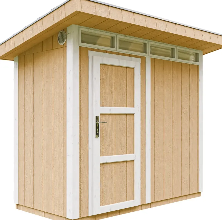 Abri de jardin qualité premium 3m² l161xl294xh239 cm - jaune