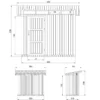 Abri de jardin qualité premium 3m² l161xl294xh239 cm - gris