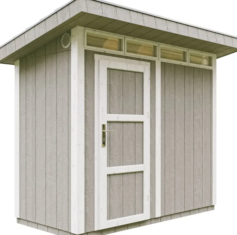 Abri de jardin qualité premium 3m² l161xl294xh239 cm - gris