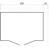 Abri de jardin qualité premium 3m² l161xl294xh239 cm - marron