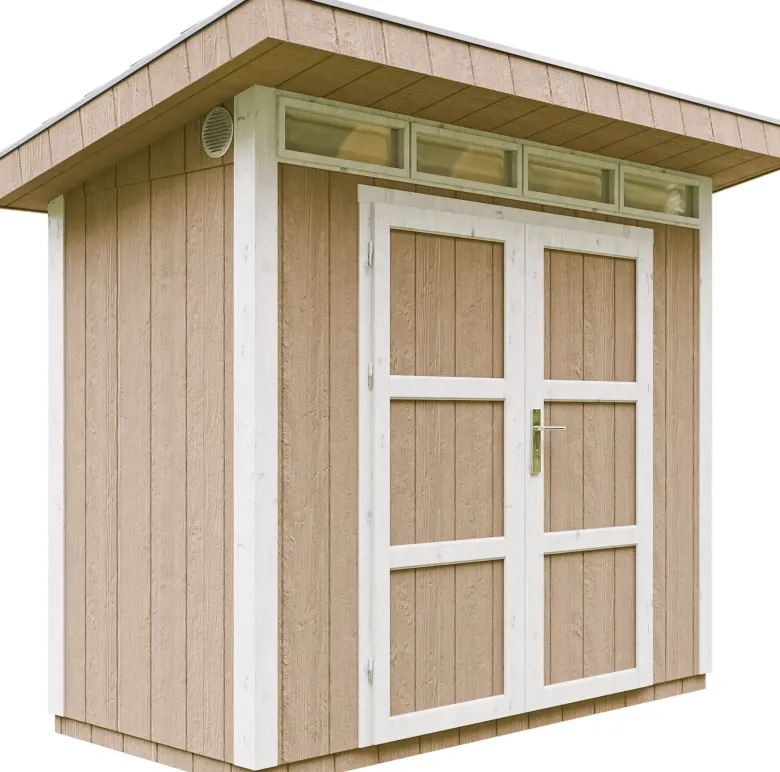 Abri de jardin qualité premium 3m² l161xl294xh239 cm - marron