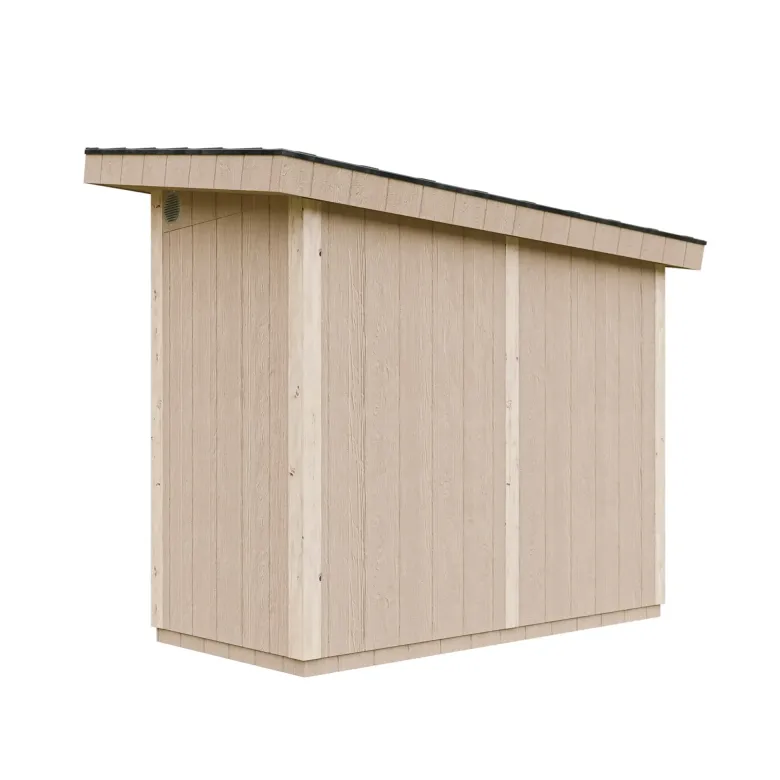 Abri de jardin qualité premium 3m² l161xl294xh239 cm - marron