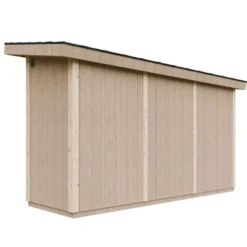 Abri de jardin qualité premium 4m² l161xl412xh239 cm - beige