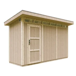 Abri de jardin qualité premium 4m² l161xl412xh239 cm - beige