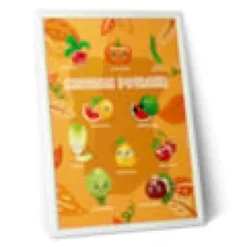 Affiche nature - fruits et légumes