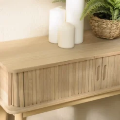 Agathe - console 80x30cm en bois couleur naturelle