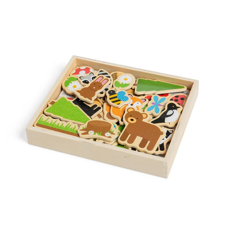 Aimants forestiers en bois
