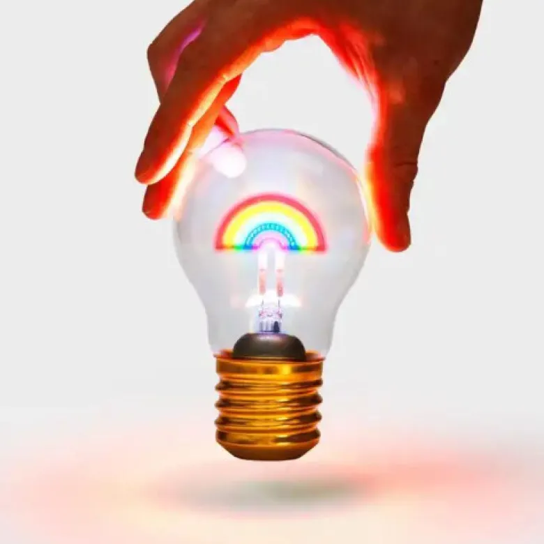 Ampoule rainbow lévitation nofall up