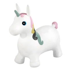 Animal sauteur gonflable licorne