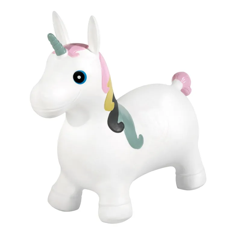 Animal sauteur gonflable licorne