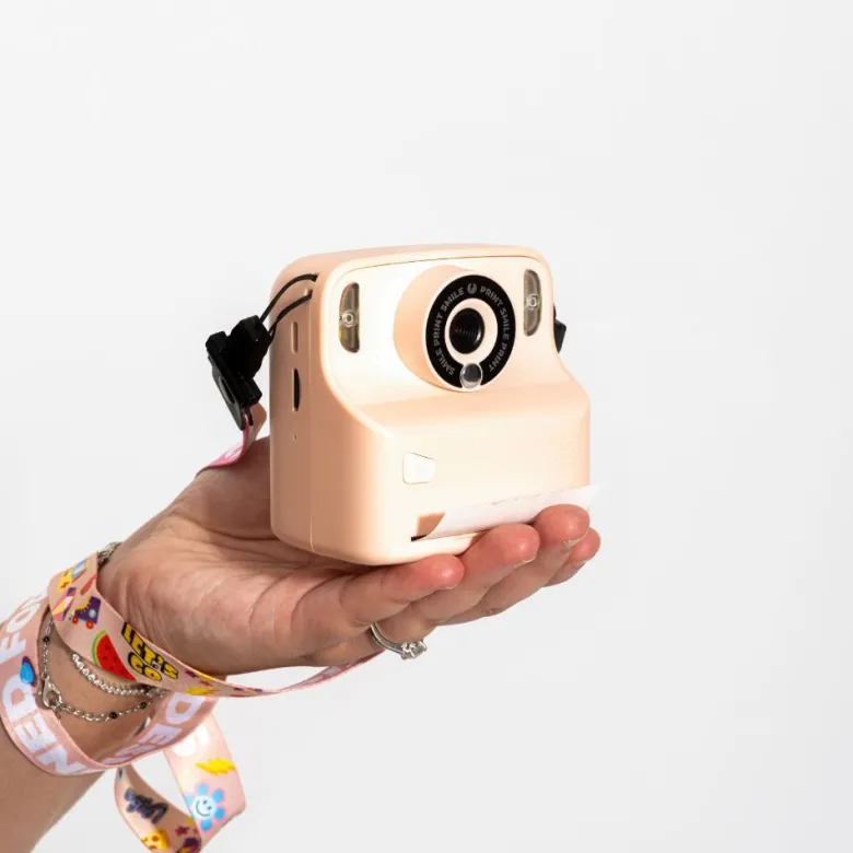 Appareil photo avec impression pixiprint rose enfant - mob