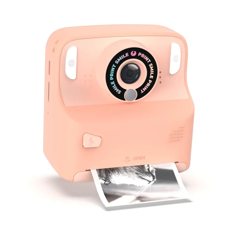 Appareil photo avec impression pixiprint rose enfant - mob