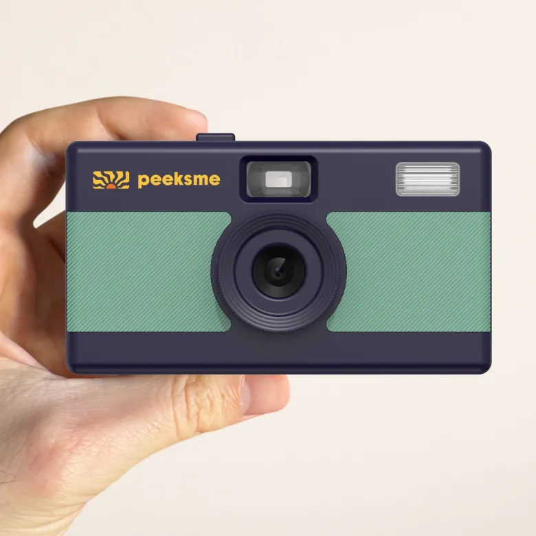 Appareil photo peeksme vert