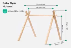 Arche d'éveil en bois pour bébé