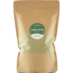 Argile verte illite - poudre surfine - 1kg