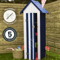 Armoire de jardin bois opale - 0,3 m²