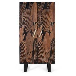 Armoire fer marron - iris décoration