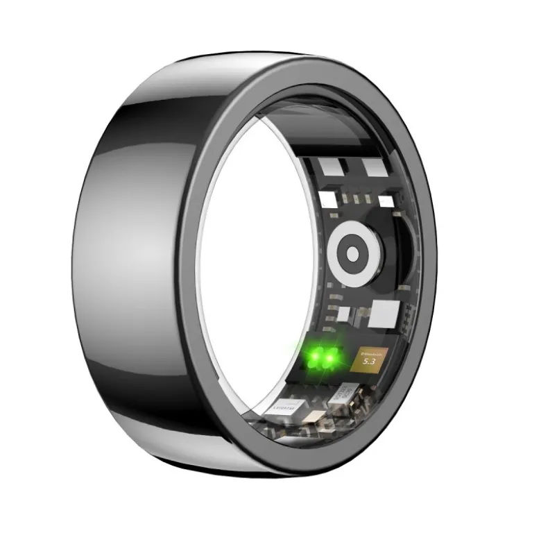 Bague connectée trinity sr01 noir taille 10 diamètre 20mm - riversong