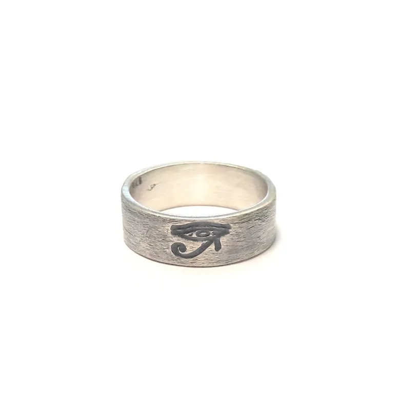 Bague ethnique oeil d'horus taille 52