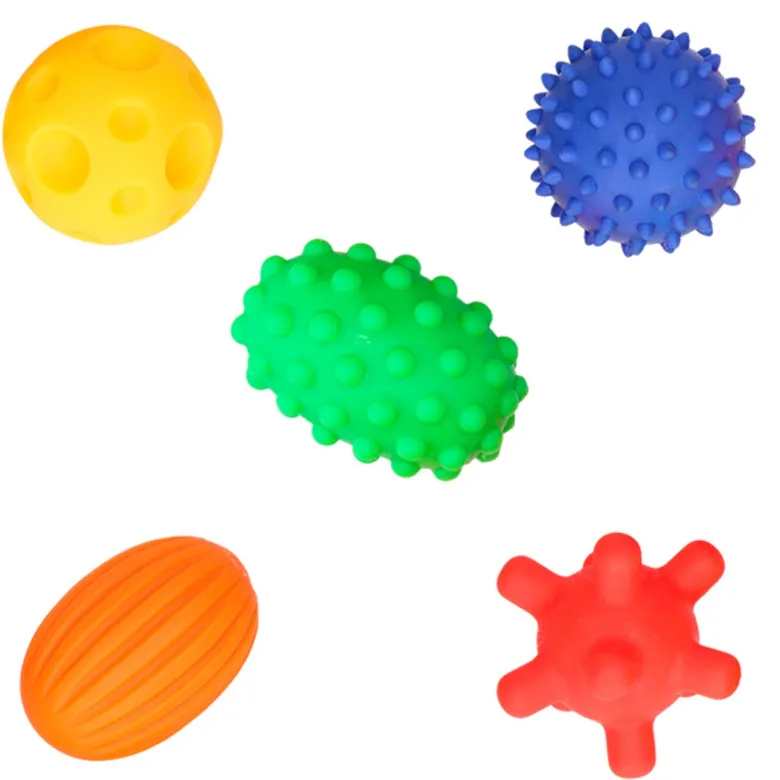 Balles sensorielles montessori coffret 5
