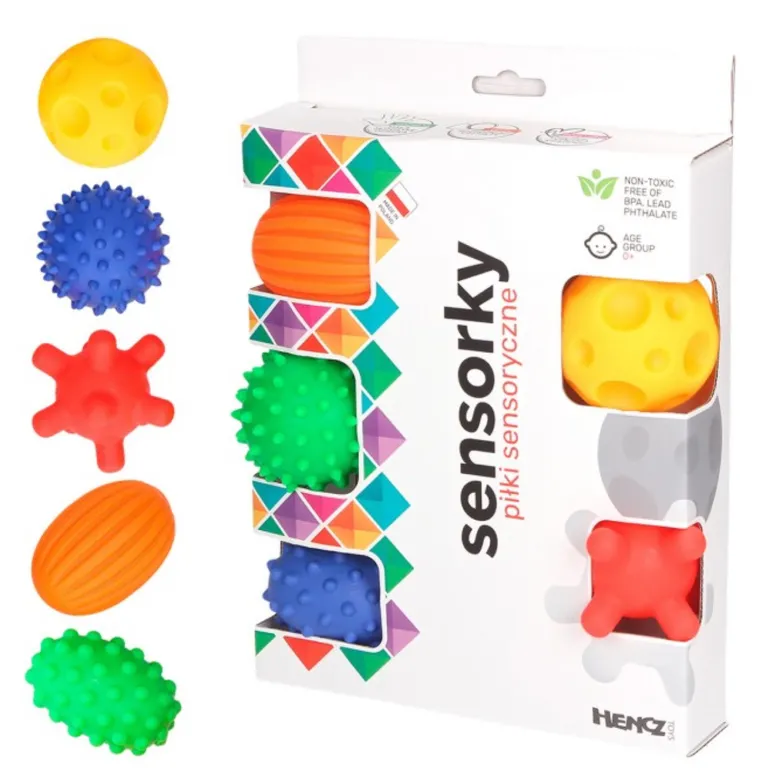 Balles sensorielles montessori coffret 5