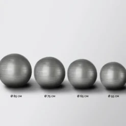 Ballon de yoga - 55 cm - gris