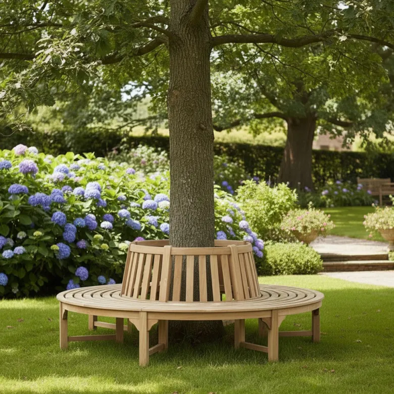 Banc circulaire teck westminster