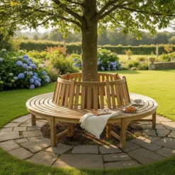 Banc circulaire teck westminster