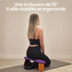 Banc de méditation, yoga pliant