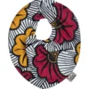 Bandana cache-cou réversible wax mariage
