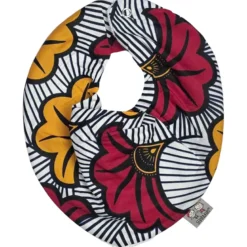 Bandana cache-cou réversible wax mariage