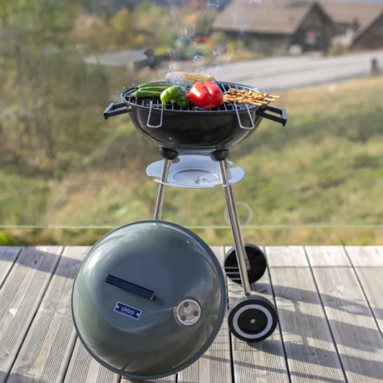Barbecue à charbon elegance kaki