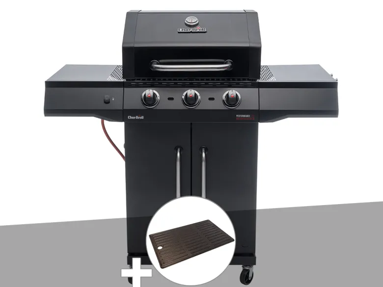 Barbecue à gaz performance core b3 + plancha - char-broil