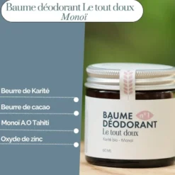 Baume déodorant bio le tout doux