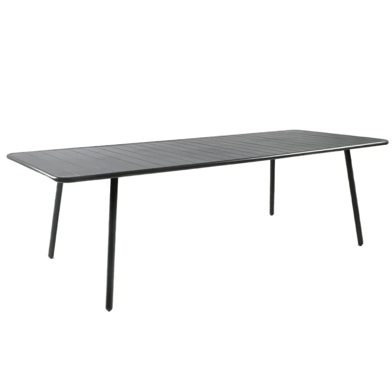 Bergame table de jardin 10-12 places 234cm gris foncé