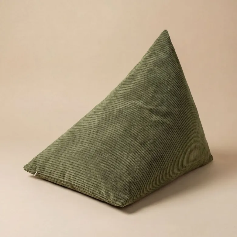 Berlingot - coussin méditation vert kaki