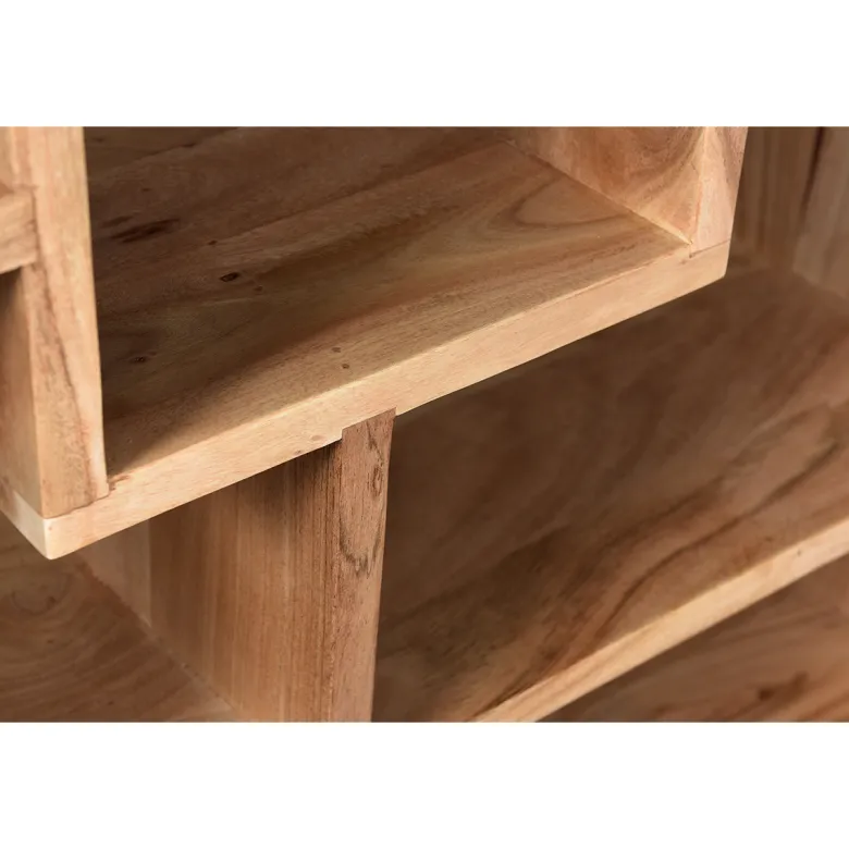 Bibliothèque ouverte en bois massif l80 cm chapman