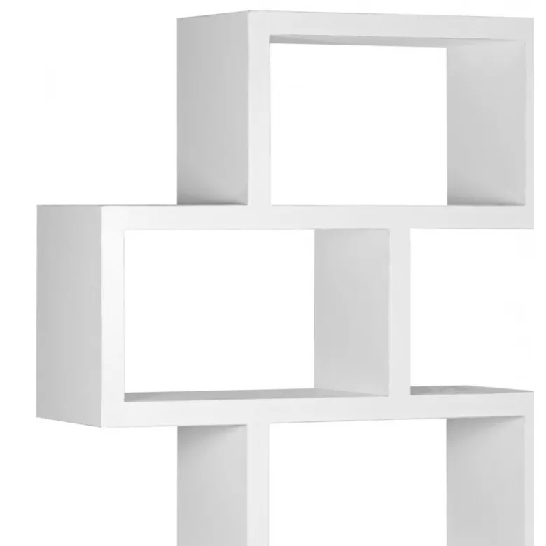 Bibliothèque 2 tiroirs bronze bois blanc