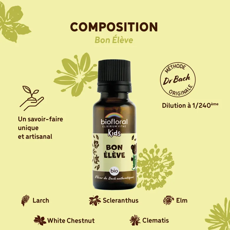 Biofloral - bon élève - bio
